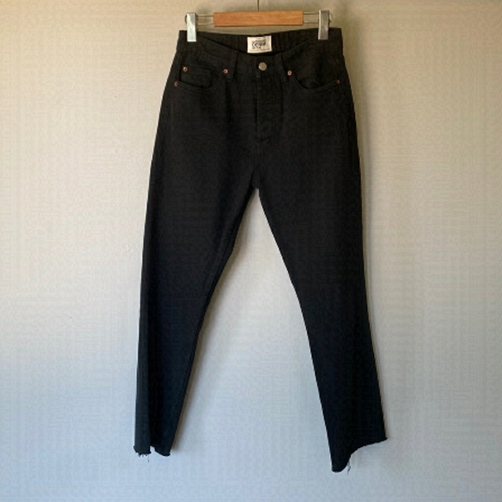 Zara Authentic Denim by TRF black high waist jeans Sz 2